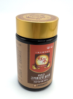 Ženšen, korejský, hustý extrakt, 6letý, ginsenosidů až 10mg/g, 250 g