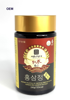 Ženšen korejský - GOLD extrakt, balení OEM, hodně silný, 6mg/g, 240 g