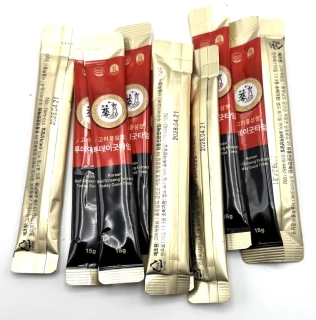 Sticks - Ženšen, korejský, červený, extrakt, tekutý, 10 x 15 g, 150 g