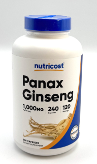 Ženšen, extrakt, kapsle, 240 ks po 1000 mg, 240 g