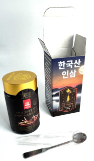 240 g extraktu z korejského červeného ženšenu a z jeleního paroží, 240 g